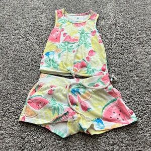 EUC Sol Angeles Kids Two piece summer set 2t